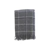 Klippan Yllefabrik Plaider * Tartan plaid, dark grey