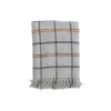 Klippan Yllefabrik Plaider * Tartan plaid, light grey