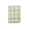 Klippan Yllefabrik Plaider-Tartan plaid, off-white/mustard