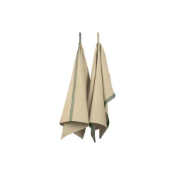 EKTA Living Køkkentekstiler * Tea towel herringbone twill 2 stk.,