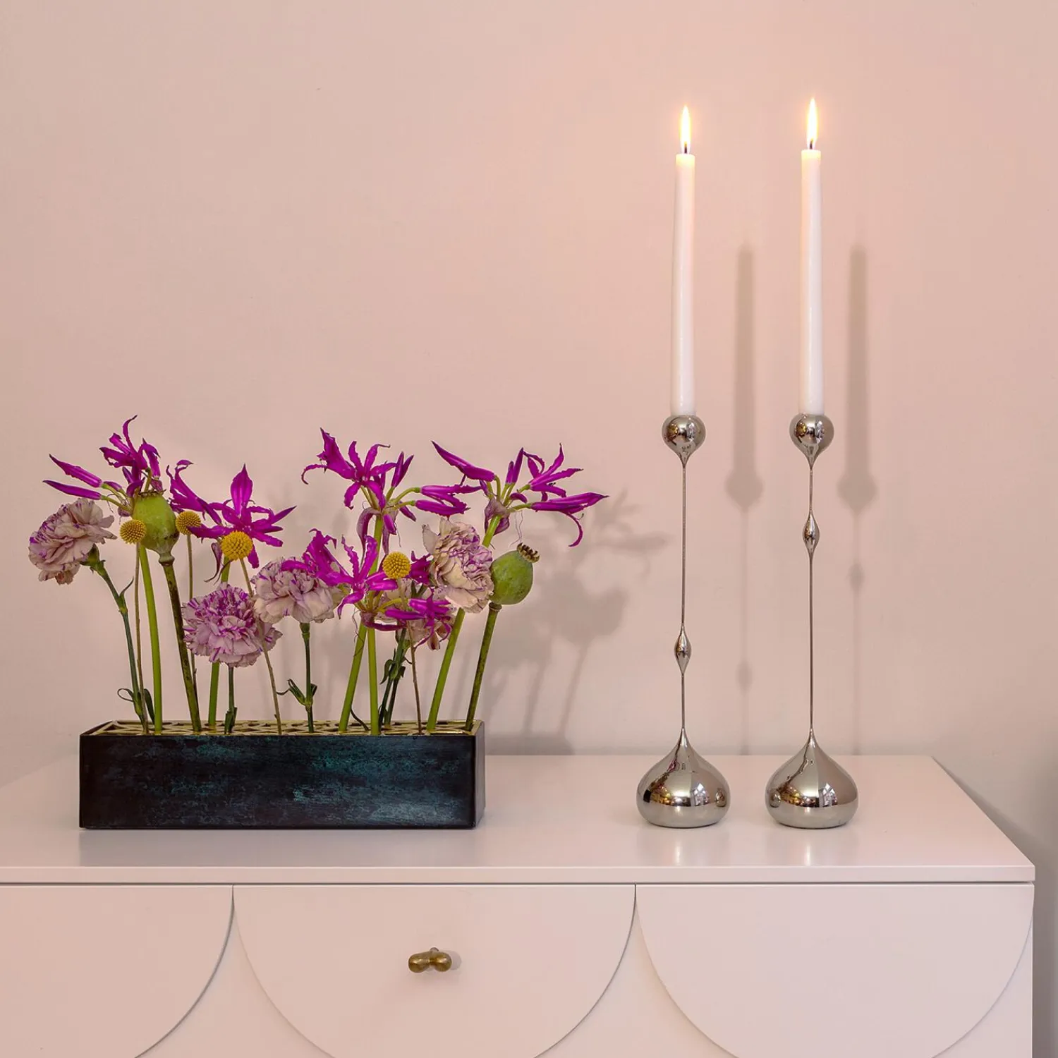 Klong Lysestager-Tender Candlestick Low