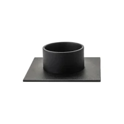 Kunstindustrien Lysestager-The Square lysestage, sort