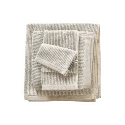 Marc O'Polo Håndklæder * Timeless Tone Stripe håndklæde, beige/white