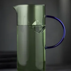 Lyngby Glas Kander & Karafler * Torino glaskande, grøn/blå