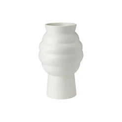 Knabstrup Keramik Vaser-Tortus Archie vase No 2, white