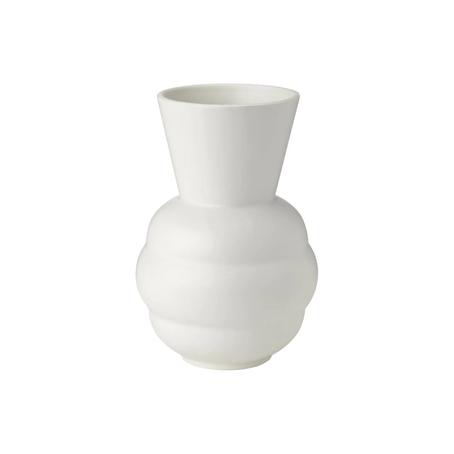 Knabstrup Keramik Vaser * Tortus Archie vase No 1, white