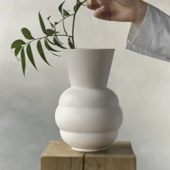 Knabstrup Keramik Vaser * Tortus Archie vase No 1, white