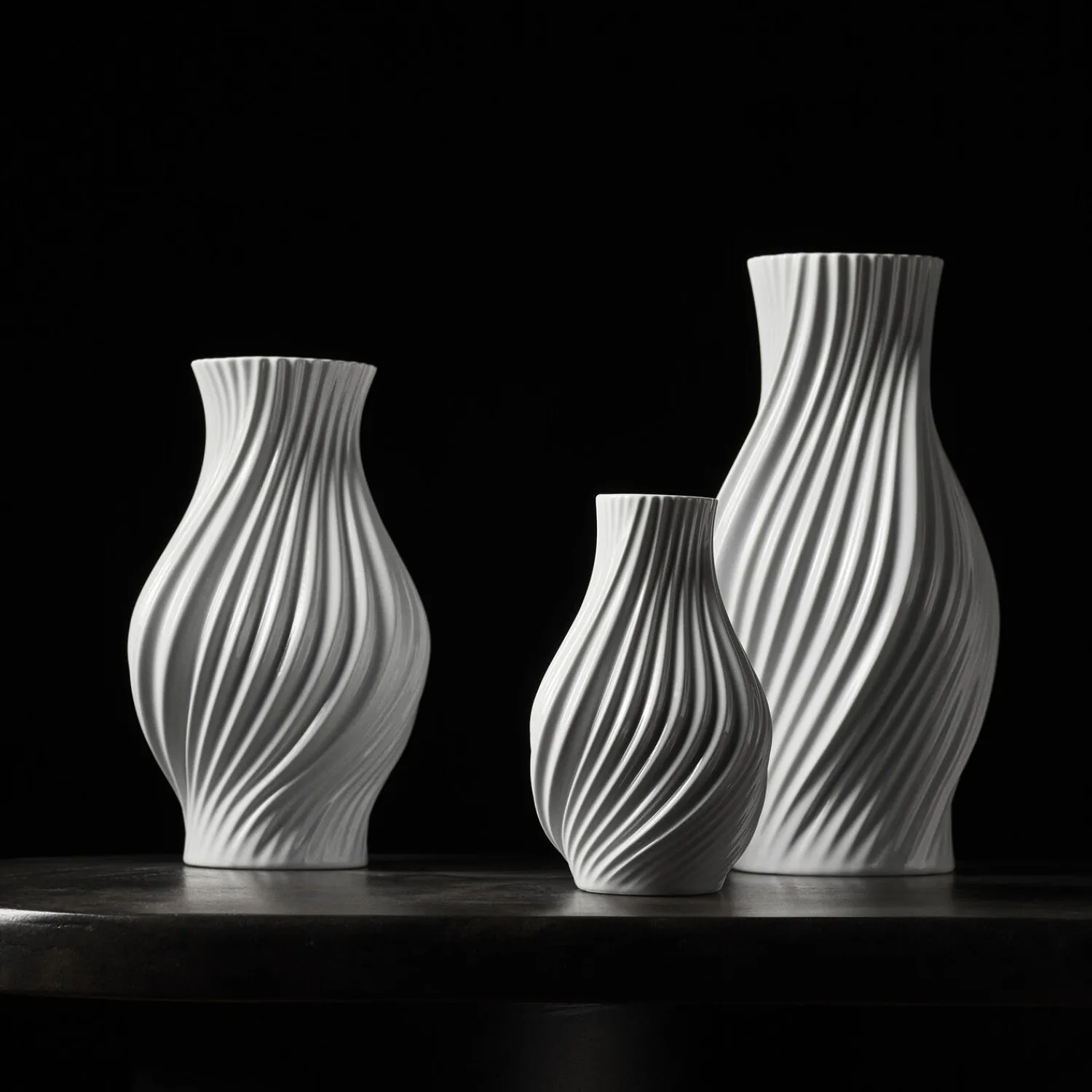 Lyngby Porcelæn Vaser-Twist Vase 31 cm