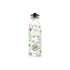 24Bottles To Go-Urban Drikkeflaske med Sports Låg, adventure friends