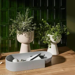 Iittala Vaser-Urtepotte S høj, beige
