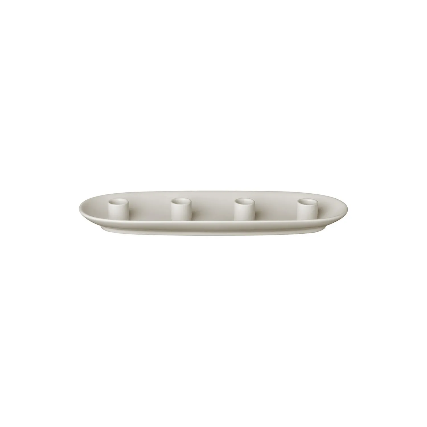 Blomus Lysestager * VELA Candle Holder Shap oval, moonbeam