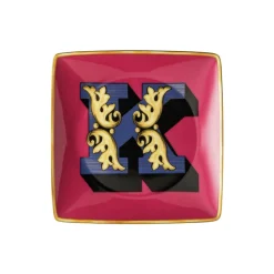 Rosenthal x Versace Skåle, Bakker & Fade-Versace Alphabet Dish