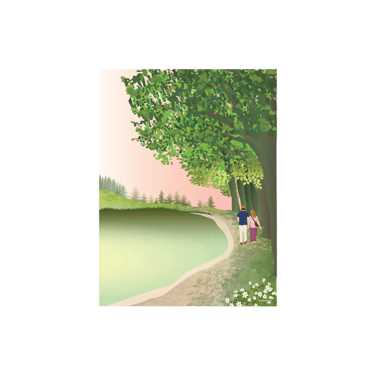 ViSSEVASSE Plakater & Rammer-WALKING TOGETHER plakat