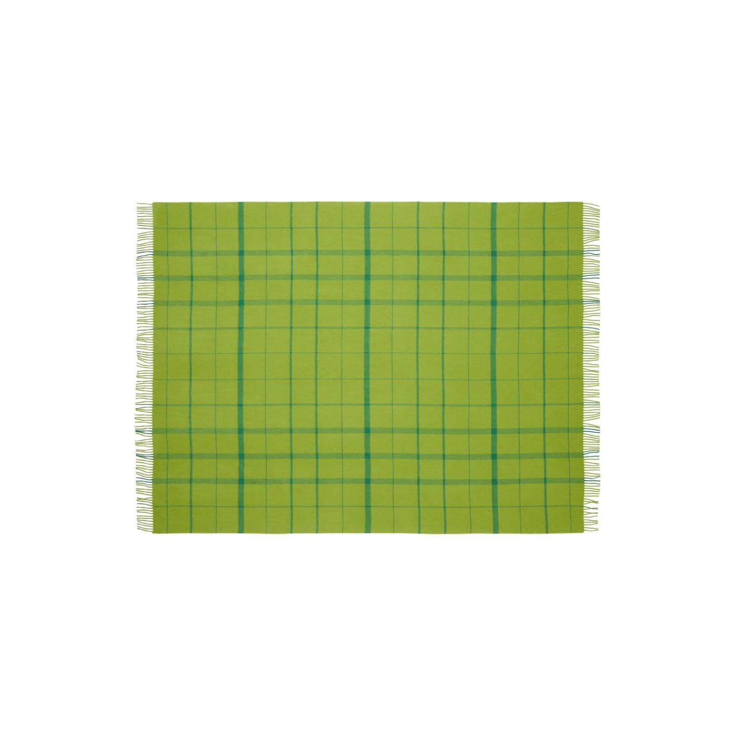 Silkeborg Uldspinderi Plaider-Warp and Weft plaid, 02104 sprout - lime/grass