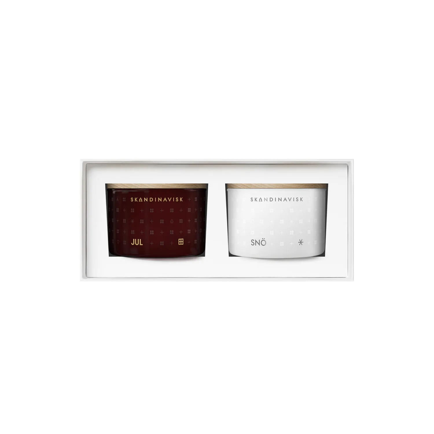 Skandinavisk Lys & Duftlys * WHITE CHRISTMAS Mini Candle Giftset