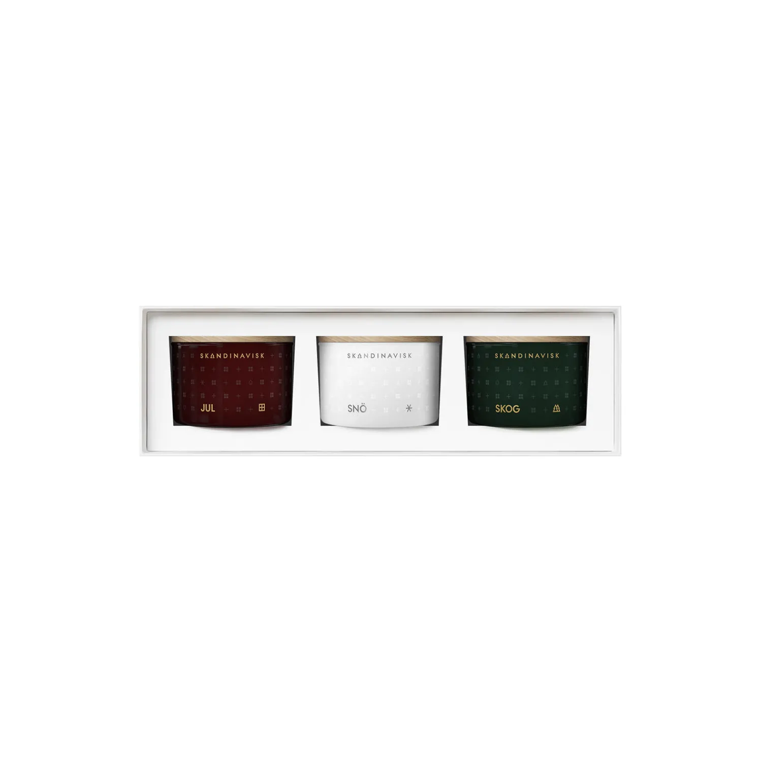 Skandinavisk Lys & Duftlys * WINTER SPIRIT Mini Candle Giftset