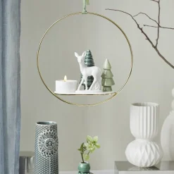 Dottir Nordic Design Lysestager * Winter Stories Bambi Votive Ring fyrfadsstage