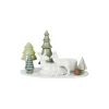 Dottir Nordic Design Lysestager * Winter Stories Deer & Fawn lysestage til bloklys