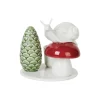 Dottir Nordic Design Lysestager * Winter Stories Snail & Mushroom lysestage